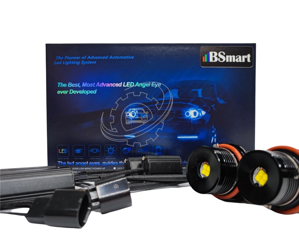 Автолампи LED BSmart BMW Angel Eye E87 E39 E60 E61 E63 E64 E65 E66 X series E53 E83 X3 Canbus