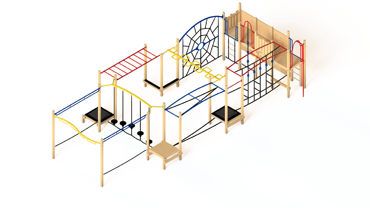 Дитячий канатний комплекс, фото 1