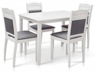 Комплект обідній Бродвей білий сірий Мікс Меблі купити в Одесі Україні