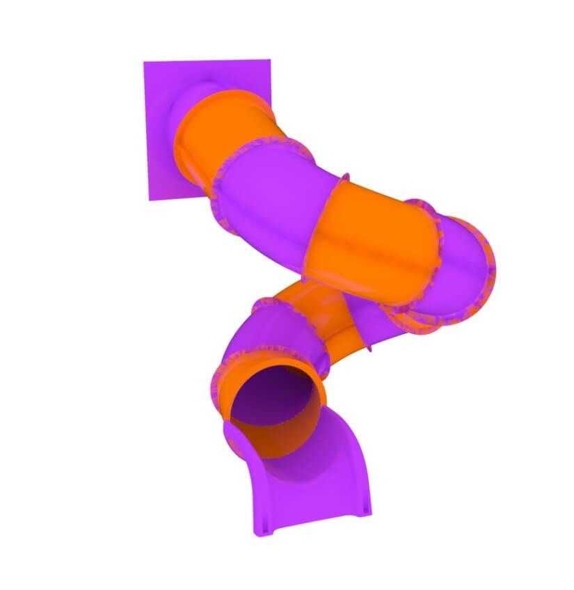 Гірка пластикова Індіго висота спуску 2,2 метра (Kidigo ТМ)