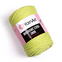 Yarnart Macrame Cord 3 мм (Макраме корд 3 мм) № 755 салатовый (Пряжа, нитки для вязания макраме)