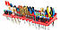Панель інструментів 115*78 см + 56 контейнерів + 10 полиць Kistenberg, фото 4