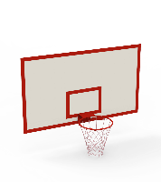 Баскетбольный щит без кольца и сетки 180х150 см (Kidigo ТМ)