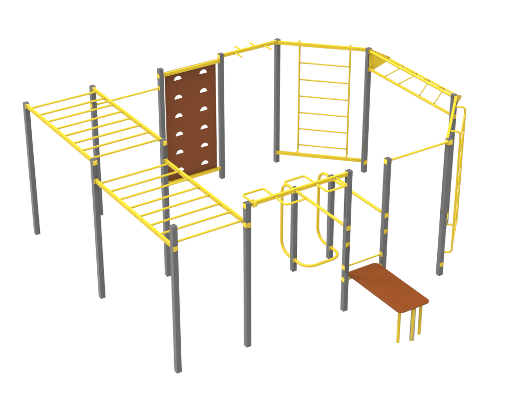 Вуличний спортивний комплекс WorkOut 2 (Kidigo ТМ)