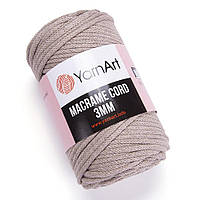 Yarnart Macrame Cord 3 мм (Макраме корд 3 мм) № 768 беж (Пряжа, нитки для вязания макраме)