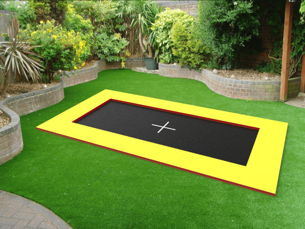 Вуличний батут ґрунтовий 440х240 см (Kidigo ТМ)