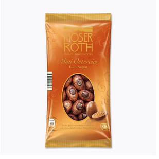 Цукерки шоколадні Moser Roth Mini Ostereier Edel Nugat 150 г Німеччина