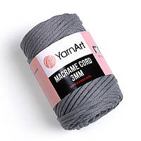 Yarnart Macrame Cord 3 мм (Макраме корд 3 мм) № 774 серый (Пряжа, нитки для вязания макраме)