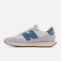 Кросівки чоловічі New Balance MS237GD колір: білий/синій, фото 2