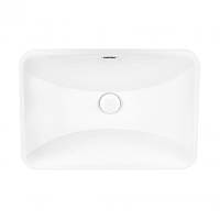 Раковина Qtap Jay 590х400х175 White з донним клапаном QT0711K306W