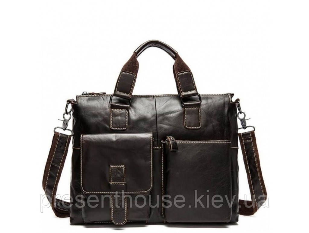 Повсякденна чоловіча сумка зі шкіри для документів Tiding Bag, фото 1