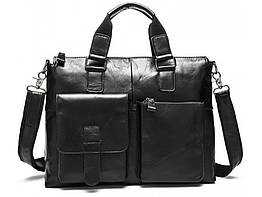 Сумка-портфель чоловіча ділова для ноутбука та документів Tiding Bag