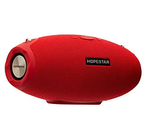 Музична бездротова Bluetooth колонка Hopestar H25 Power bank Червоний