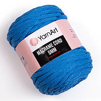 Yarnart MACRAME CORD 5 мм (Макраме Корд 5 мм) № 786 електрик (Пряжа напівбавовна, нитки для в'язання)