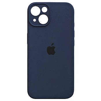 Чохол Silicone Full Camera для Apple iPhone 13 Dark Blue