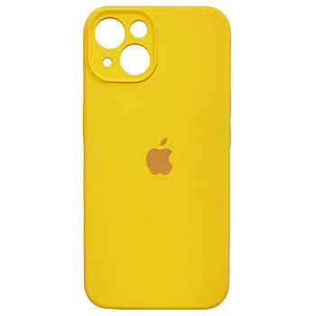 Чохол Silicone Full Camera для Apple iPhone 13 Canary Yellow