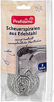 Profissimo Scheuerspiralen aus Edelstahl Нержавіючі скребки для миття посуду 3 шт.