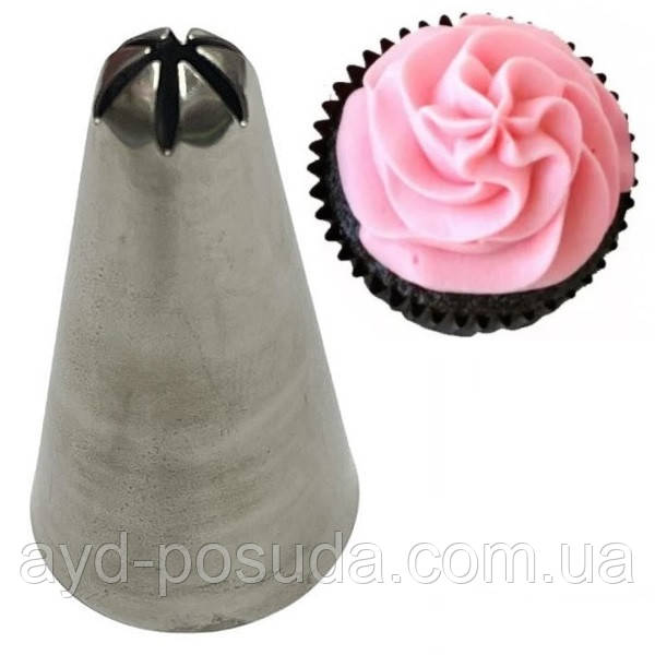 Насадка кондитерська металева арт. 2В