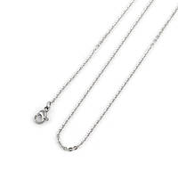 Ланцюжок Finding Плетіння хрест Метал Нержавіюча сталь 3 мм x 2 мм 54 см