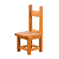 Миниатюра стул деревянный 8.8*4.2 см