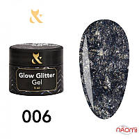 Fox Glow Glitter Gel ,( 5 мл )