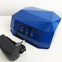 Сушарка для нігтів UV LAMP CCF + LED. Колір синій, фото 2