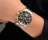 Хороший годинник наручний з металевим ремінцем, Модний кварцовий чоловічий годинник, фото 3