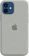 Silicone Case iPhone 12 Светло-серый