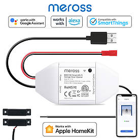 Контролер гаражних воріт Meross Smart Garage Door Opener (MSG100HK) Apple HomeKit Google Assistant AmazonAlexa