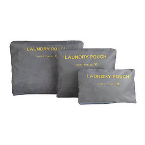 Набір дорожніх органайзерів 6 шт. у наборі Laundry Pouch Дорожні органайзери для речей Косметички для поїздок, фото 3