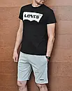 Спортивний літній стильний костюм levis | комплект футболка та шорти | різні кольори, фото 6
