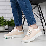 Жіночі кросівки бежеві 36р, фото 5