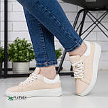 Жіночі кросівки бежеві 36р, фото 7