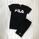 Спортивний літній костюм fila | чоловічий комплект футболка та шорти | різні кольори, фото 7