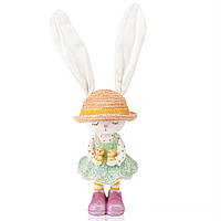 Статуэтка Мисс Крольчиха 28 см 16013-032 пасхальная фигурка кролик зайчик