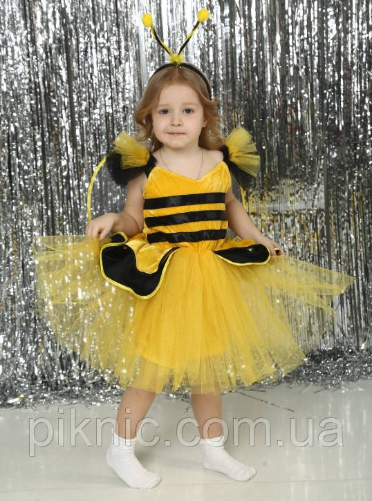 Костюм Пчелки для девочки 3,4,5,6 лет Детский костюм Пчелы для девочки 340 - фото 4 - id-p1579922214