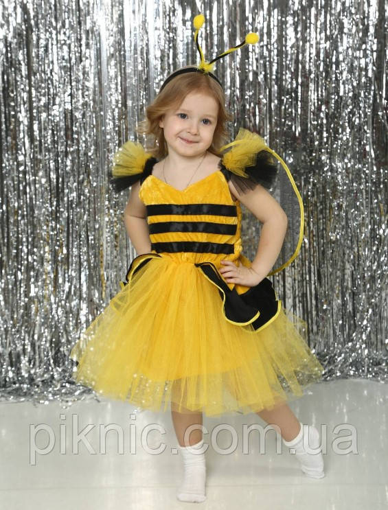 Костюм Пчелки для девочки 3,4,5,6 лет Детский костюм Пчелы для девочки 340 - фото 2 - id-p1579922214
