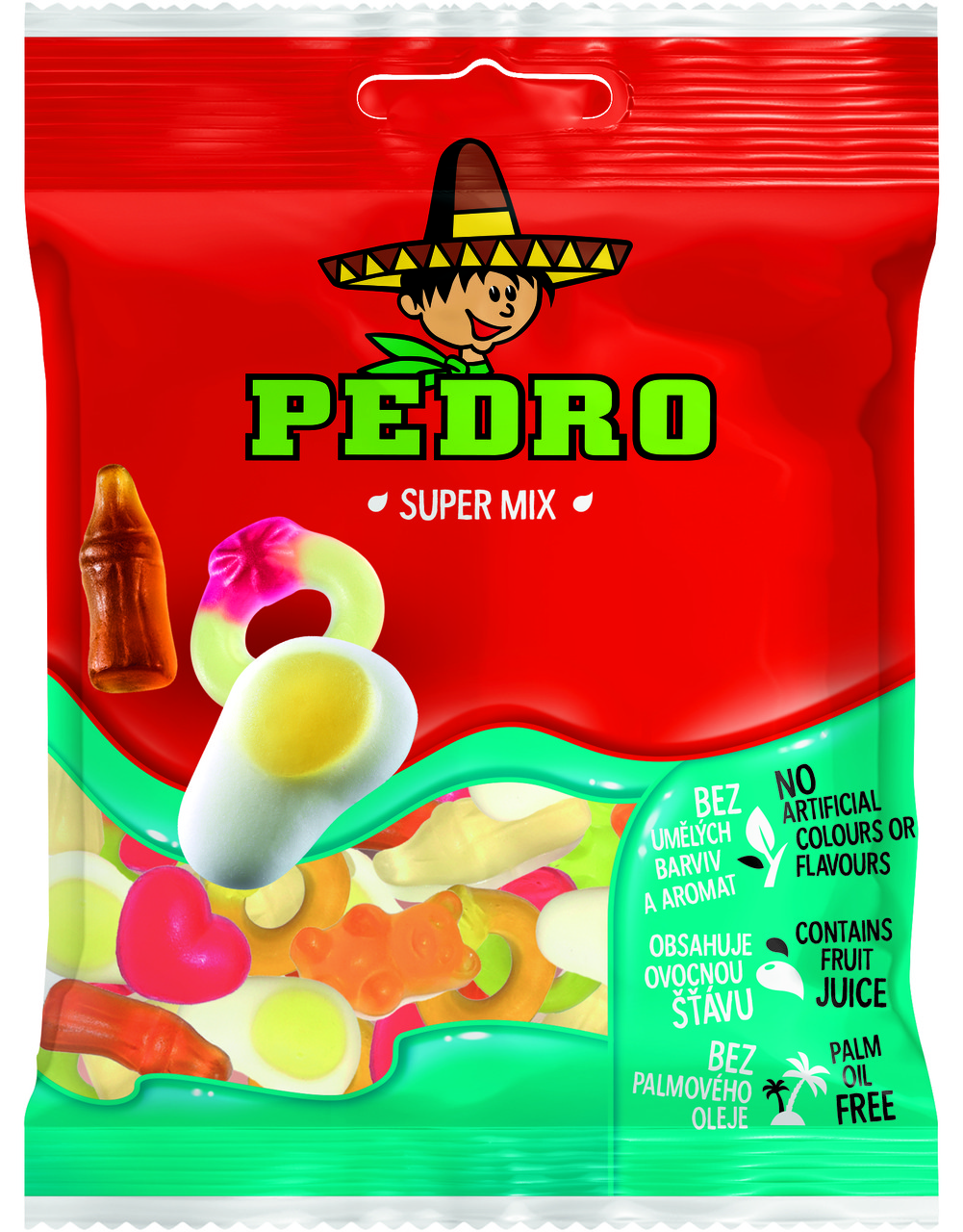 Жувальні цукерки Супер Мікс PEDRO 80г, (20 шт/ящ)