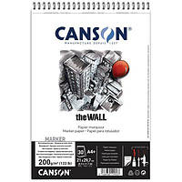 Альбом для маркерів Canson The Wall А4, 30л, 200г