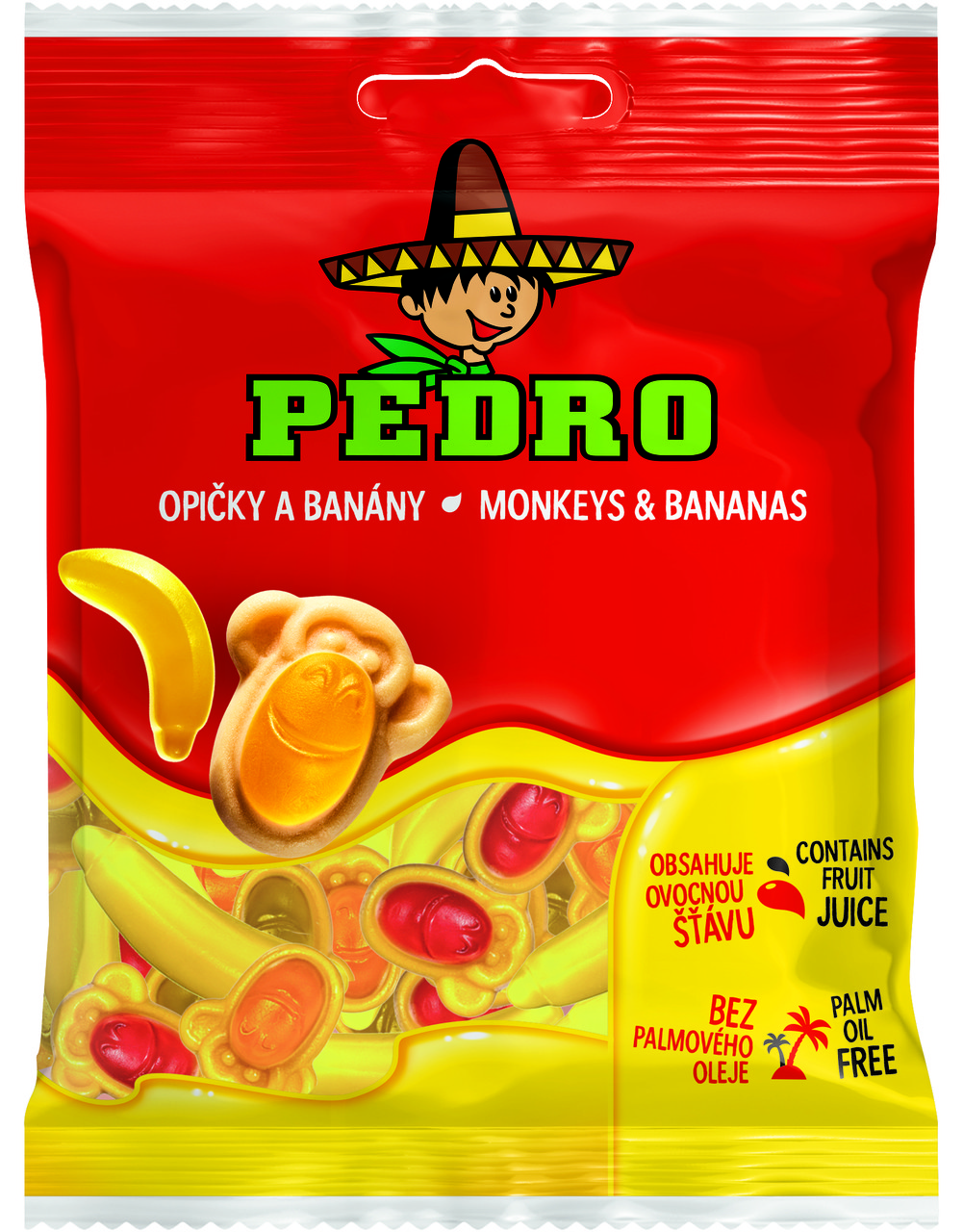 Жевательные Конфеты Мавпи Та Банани PEDRO 80г, (20шт/ящ) — Купить ...