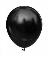 Воздушные шары черные пастель 12.5см Китай Multitex 10 шт