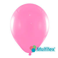 Воздушные шары ярко розовые пастель Китай Multitex 12.5 см 10 шт