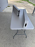 Стіл для кемпінгу 180см Пластиковий переносний розкладний стіл і лавки для дому, на природу, в альтанку і т.д., фото 9