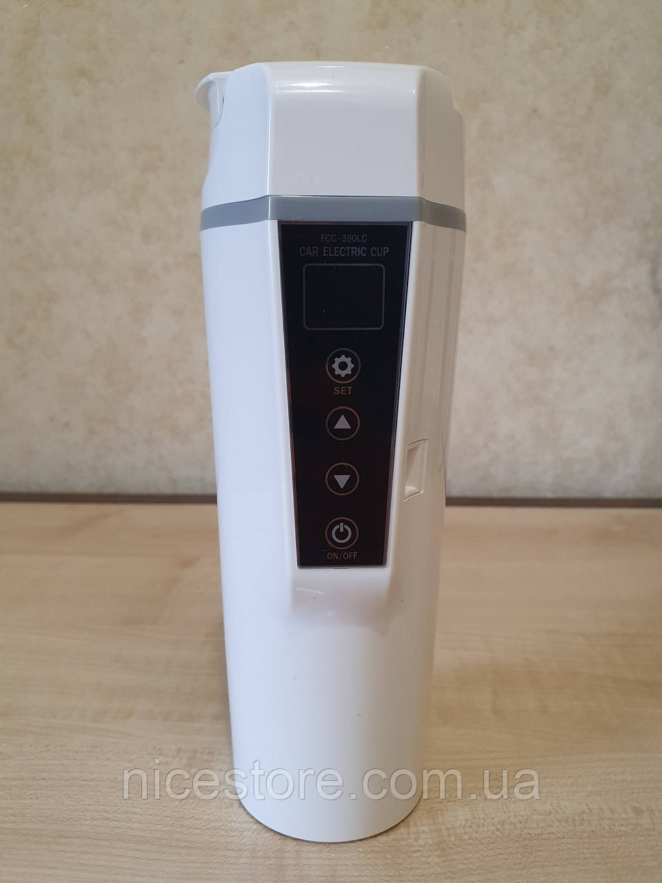 Автомобільний чайник-термос LifeWay 12/24v вольта 400мл від прикурювача у вантажівку, фуру, трек, машину для далекобійни Оранж, фото 1