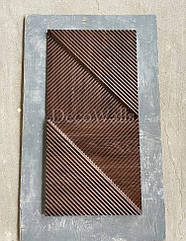 Гіпсові LED-панелі Hatch з ламінованим покриттям під дерево DecoWallsTM