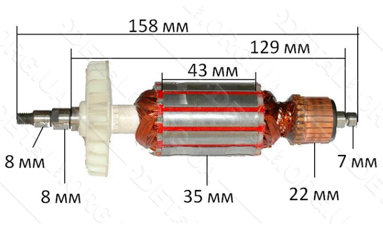 Якір на болгарку Topex 125-710W, фото 1