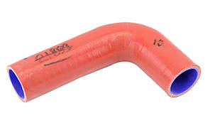 Патрубок радіатора УАЗ 452, 469 верхній, силікон, відвідний, D-38 мм, L-250 мм