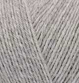 Нитки та пряжа для в'язання напіввовна 75/25 SUPERWASH COMFORT SOCKS Супервош Комфорт Сокс № 21 -сірий меланж