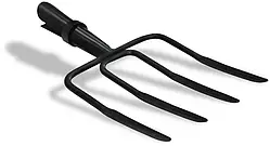 Вила копальні, ковані, 4 зуби Україна