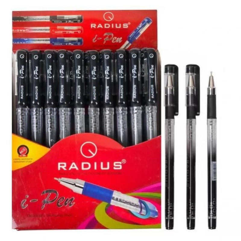 Ручка масляна Radius i-Pen чорна